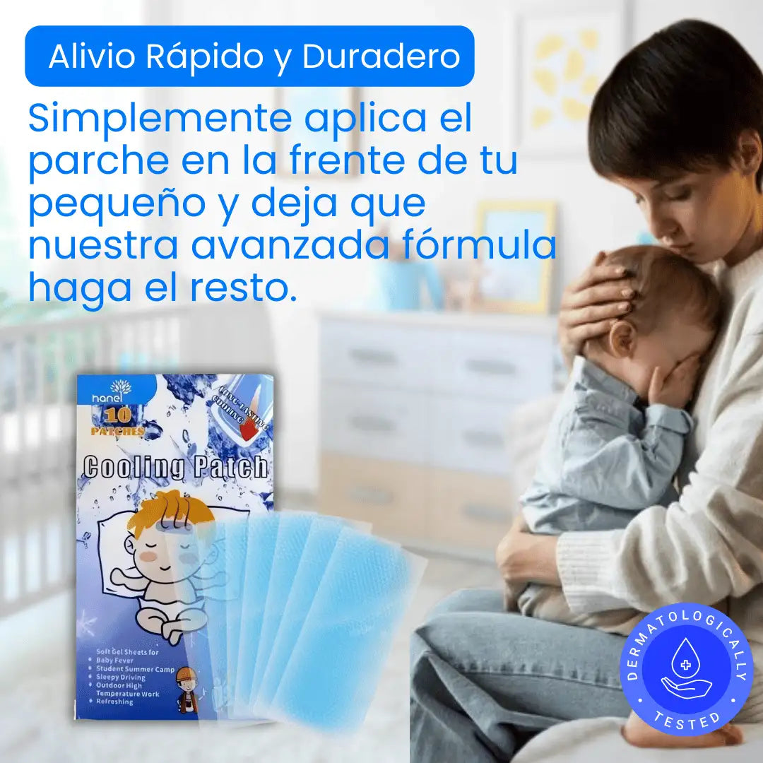 Kit BabyReleif® x10 unds tratamiento de hidrogel que reducen la fiebre y quitan dolores de cabeza