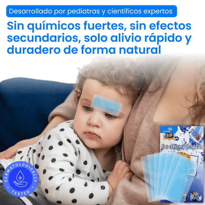 Kit BabyReleif® x10 unds tratamiento de hidrogel que reducen la fiebre y quitan dolores de cabeza