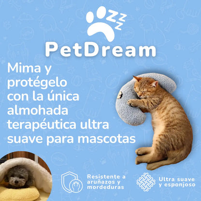 PetDreamt® almohada terapéutica ultra suave para mascotas